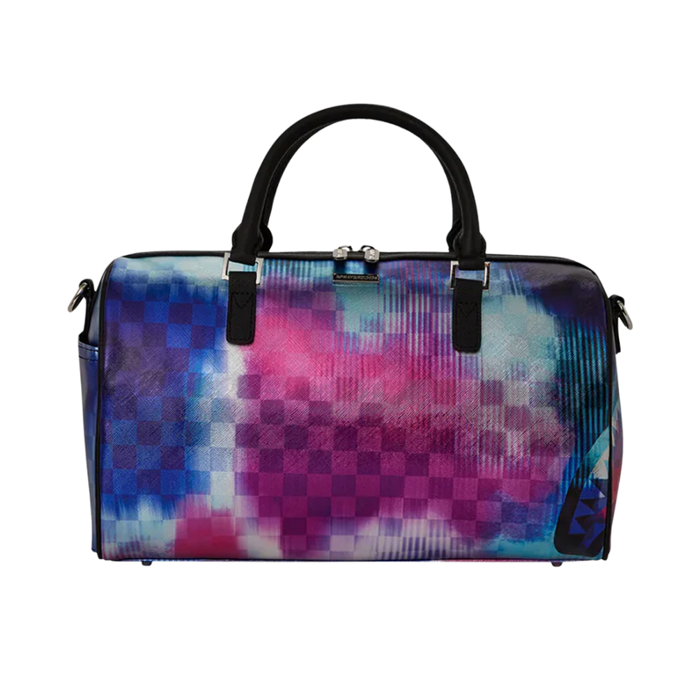 BORSA UNISEX SPRAYGROUND TYE CHECK MINI DUFFLE